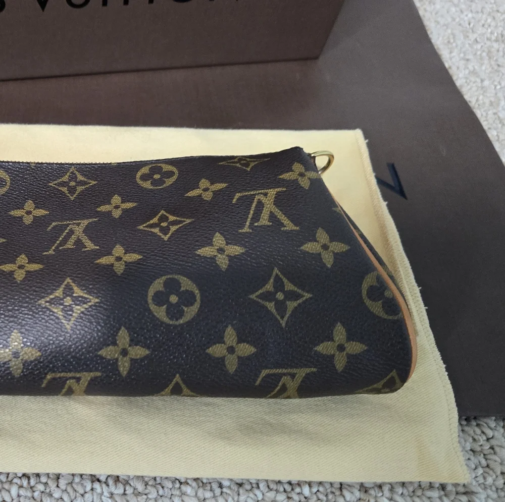 Authentic Louis Vuitton Eva Monogram Clutch - Picture 6 of 10